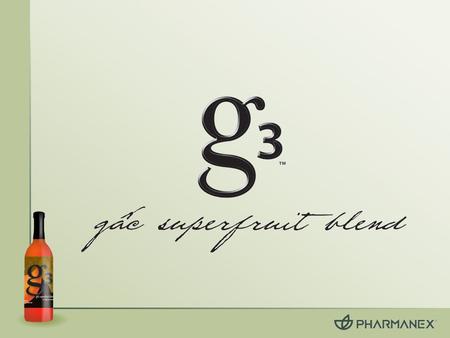 G3 is a nutrient-rich juice from the prized gâc superfruit of southern Asia, whose nutritional benefits have been scientifically demonstrated to protect.