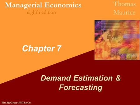 Demand Estimation & Forecasting