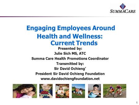 Engaging Employees Around Health and Wellness: Current Trends