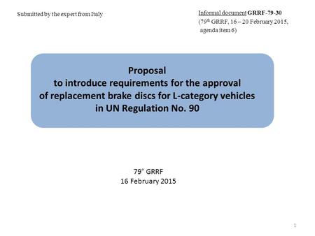 to introduce requirements for the approval
