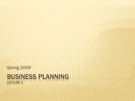 Spring 2009. Environmental analysis is a crucial step in the business planning process. PEST analysis identifies the elements within the environment that.