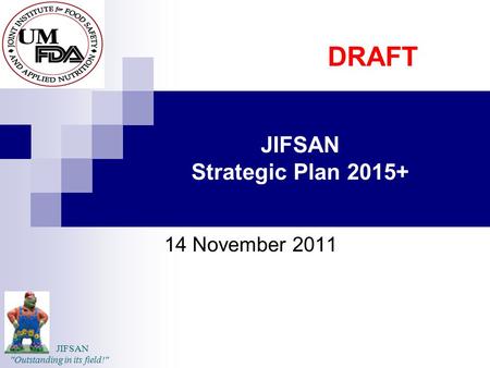 JIFSAN Strategic Plan 2015+