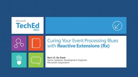 Curing Your Event Processing Blues with Reactive Extensions (Rx)