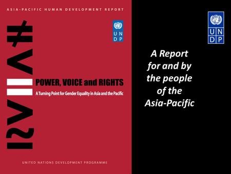A Report for and by the people of the Asia-Pacific.
