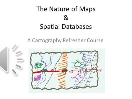 The Nature of Maps & Spatial Databases A Cartography Refresher Course.