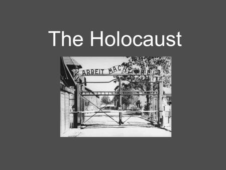 The Holocaust. The Beginning Stages Vocabulary Anti-Semitism - Prejudices toward Jews or discrimination against them. Genocide - Deliberate, systematic.