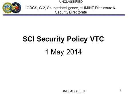 SCI Security Policy VTC