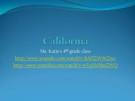 Ms. Katie’s 4 th grade class