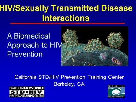 HIV/Sexually Transmitted Disease Interactions