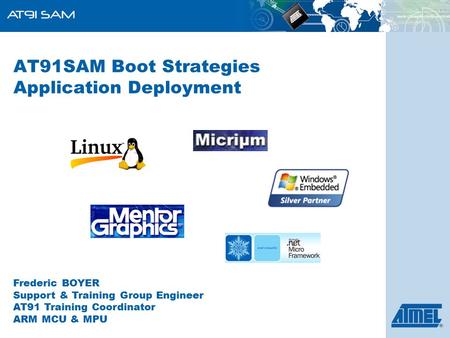 AT91SAM Boot Strategies Application Deployment