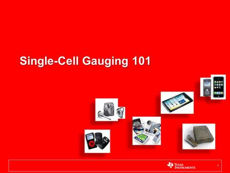 Single-Cell Gauging 101.