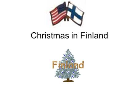 Christmas in Finland. Evangelical Lutheran celebration.