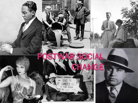 Changes in Society After WWI  Jazz Age The 1920s saw the creation of Jazz music African American musicians combined Western harmonies with African rhythms.
