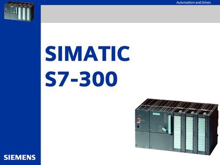 SIMATIC S7-300.