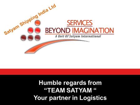 Your partner in Logistics
