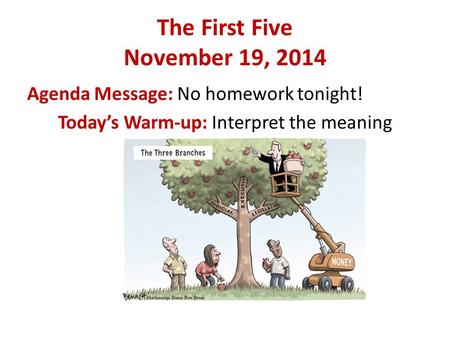 The First Five November 19, 2014