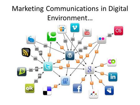 Marketing Communications in Digital Environment….