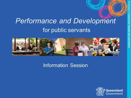 Performance and Development for public servants Information Session.