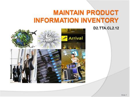 Maintain product information inventory