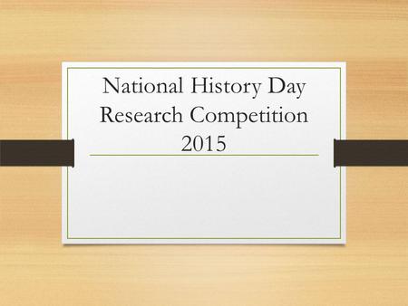 National History Day Research Competition 2015. National History Day (NHD) Web Sites National History Day contest