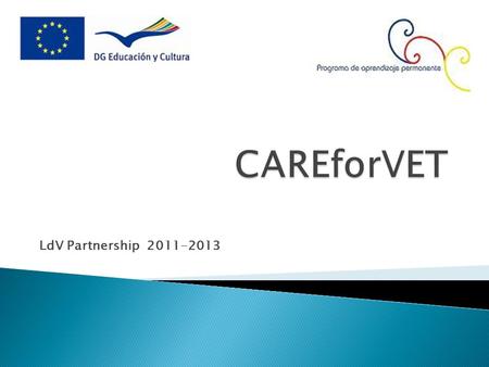 LdV Partnership 2011-2013.  Take a look at and analyze the different care and guidance systems for students in vocational education and training (VET)