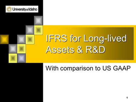 IFRS for Long-lived Assets & R&D