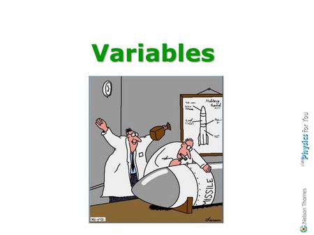 Variables.