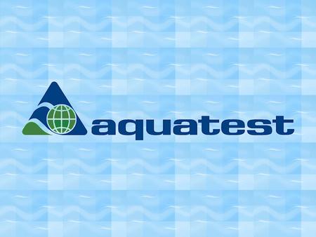 AQUATEST a.s. consulting and engineering services The environment Water management Recycling lines and waste Remediation and Remedial supervision Accredited.