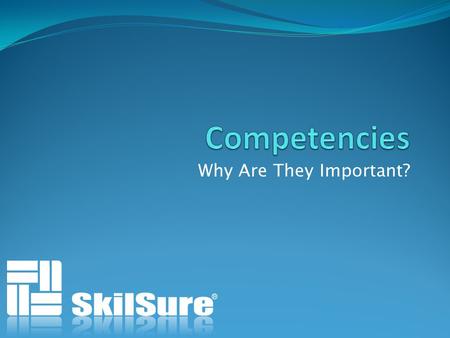 Why Are They Important?. Why are competencies important? How do you show senior execs what’s been accomplished? In systems terms Learning is an expensive.