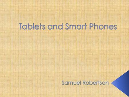 This course is designed to give you a basic introduction to the ins and outs of using tablet and smartphone technology. By and large, you will learn the.