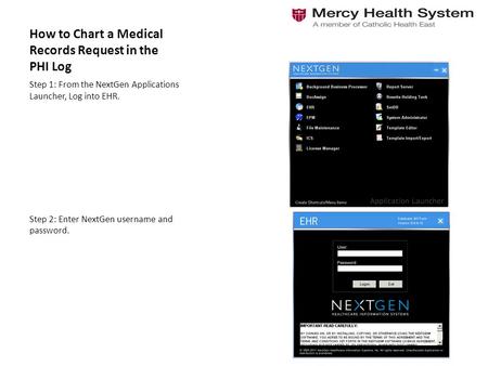 How to Chart a Medical Records Request in the PHI Log