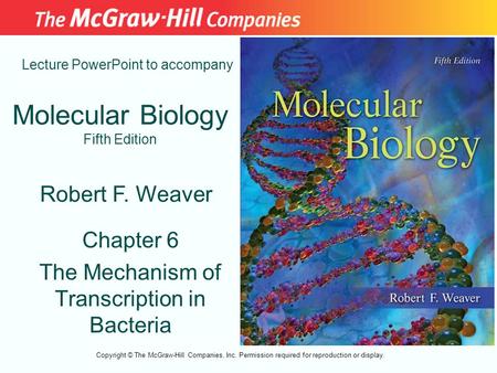 Molecular Biology Fifth Edition