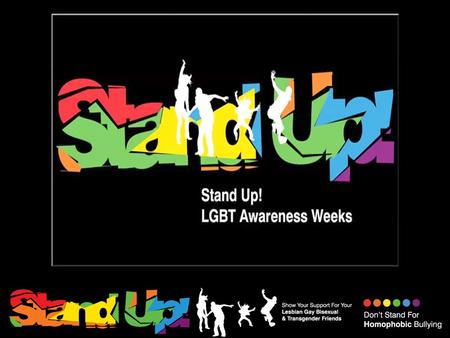 Stand Up! In context 5 Strand Approach 1.Schools 2.Non-formal Education 3.Changing Attitudes 4.Lobbying & Research 5.Empowering Young People and Families.