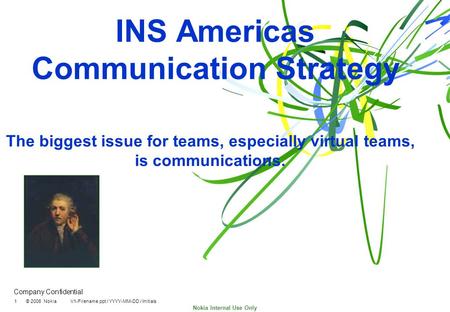 INS Americas Communication Strategy