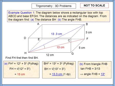 Trigonometry : 3D Problems