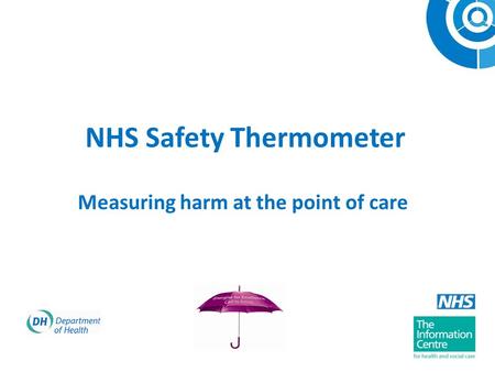 NHS Safety Thermometer Measuring harm at the point of care.