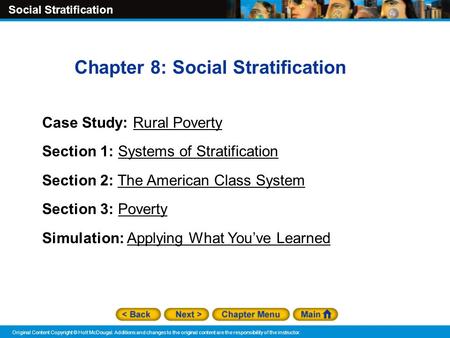 Chapter 8: Social Stratification