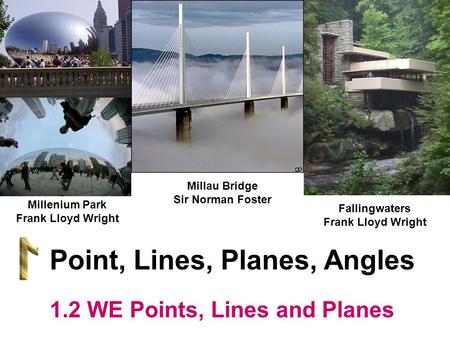 Point, Lines, Planes, Angles