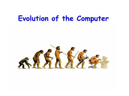 Evolution of the Computer. Zeroth Generation- Mechanical 1.Blaise Pascal -1642 –Mechanical calculator only perform + - 2.Von Leibiniz -1672 –Mechanical.