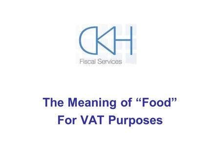 The Meaning of “Food” For VAT Purposes. Irish VAT Law - Zero VAT for Food eBrief 70/11 Food Supplements must fall within the ordinary and everyday meaning.