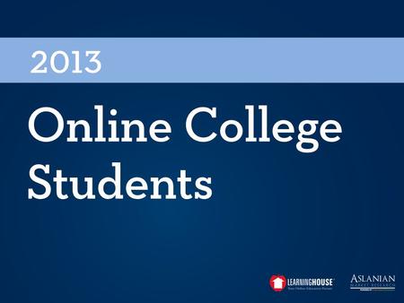 Online Enrollment *Source: re:fuel College Explorer 21,000,000 (100%) Total Students Enrolled in Undergraduate/Graduate Education 9,000,000 (45%) Enrolled.