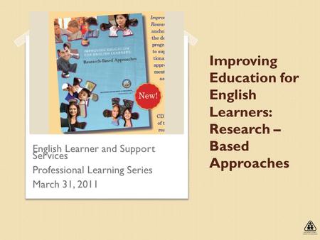 Improving Education for English Learners: Research – Based Approaches