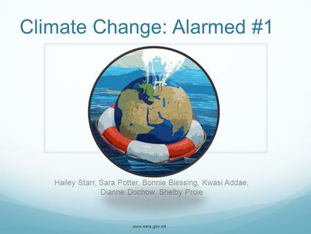 Climate Change: Alarmed #1