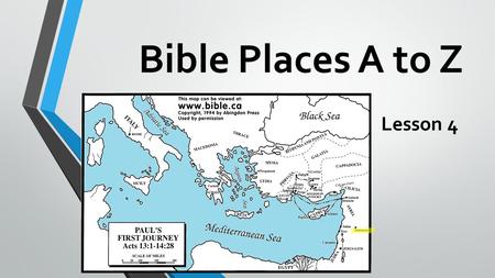 Bible Places A to Z Lesson 4. Damascus - Abraham Situated 133 miles NE of Jerusalem Traditionally founded by Uz before 2000 BC First mentioned in Gen.