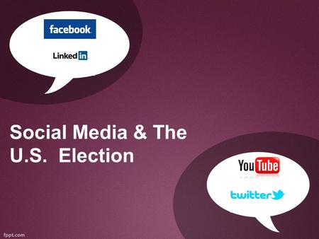 Social Media & The U.S. Election. Important Connections TOK: –What is a citizen’s responsibility in an election? How should they participate? –How do.