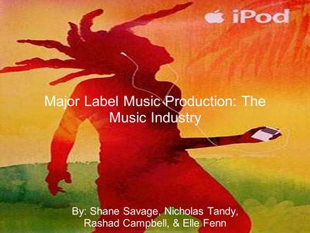 Major Label Music Production: The Music Industry