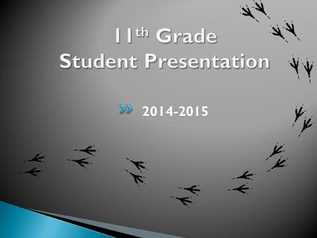 11th Grade Student Presentation