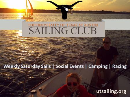 Weekly Saturday Sails | Social Events | Camping | Racing utsailing.org.