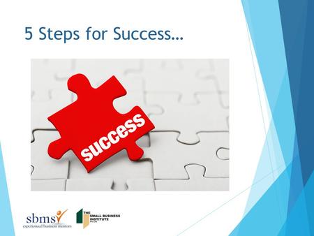 5 Steps for Success…. Number 1 - Lack of clear direction 2 MOST common reasons why businesses fail to reach their potential Number 2 – Don’t REALLY know.