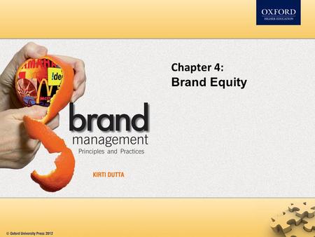 Chapter 4: Brand Equity.